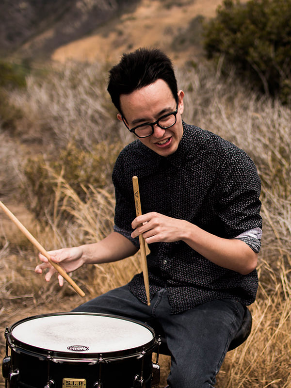 Man Playing Drums Man Playing Drums